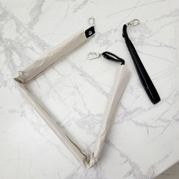 2/$20 Brand New 90s Dark Purple 2 in 1 Clutch, Crossbody Bag - Picture 6 of 7